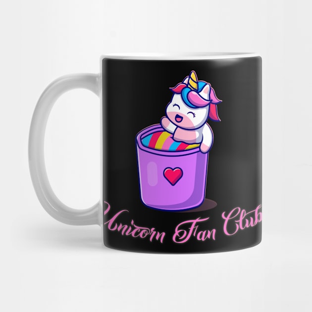 Unicorn Fan Club by capo_tees